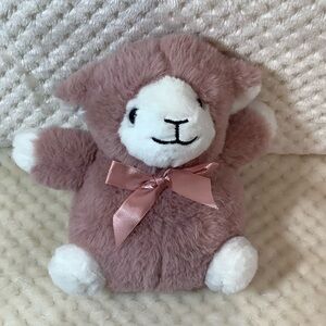 Unbranded Mauve Plush Lamb Stuffed Animal Toy